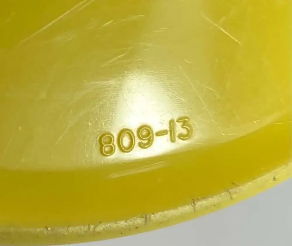Vintage Harvest Yellow Tupperware Medium Container With Lid 809-13